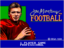 Joe Montana Football screenshot 5 for Sega Master System
